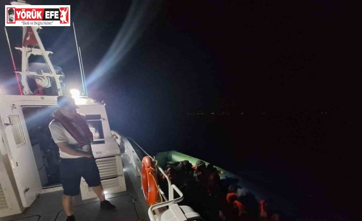 Aydın’da 44 düzensiz göçmen kurtarıldı
