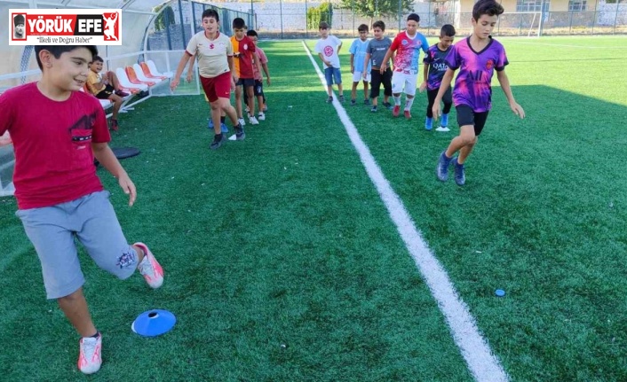 Aydın’da çocuklar hem eğleniyor hem sporu seviyor