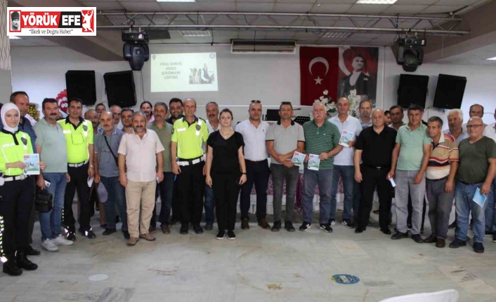 Aydın’da servis şoförleri ve rehber personellere trafik eğitimi