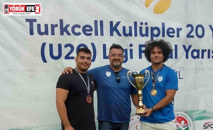 Aydınlı sporcular çekiç atmada başarıya doymuyor