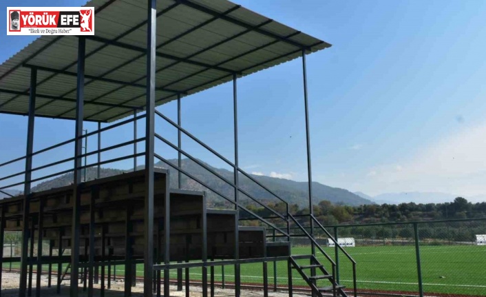 Buharkent’in yeni tribünleri hazır