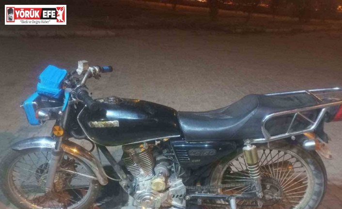 Jandarma peşini bırakmadı, çalınan motosikleti buldu