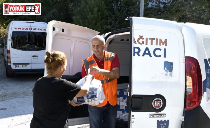 Kuşadası Belediyesi çocuklar için 6 ayda 41 bin 456 litre süt desteği sağladı