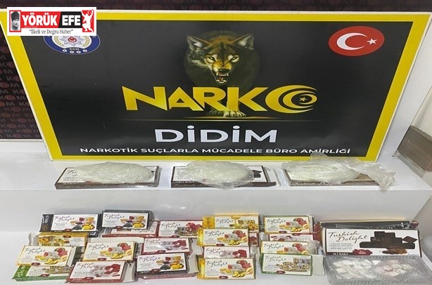 Lokum paketine uyuşturucu saklamışlar