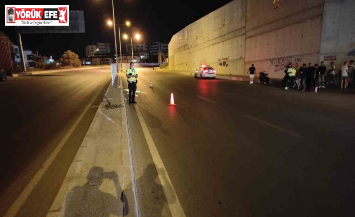 Motosiklet sürücüsünün öldüğü kazanın görüntüleri ortaya çıktı