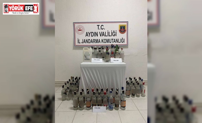 Sahte alkol imalathanesine baskın: 1 yakalama