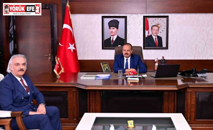 Söke’nin yeni Kaymakamı Ali Akça,  Aydın Valisi Canbolat ile bir araya geldi