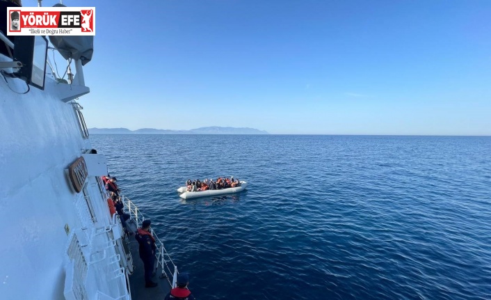 Aydın’da 37 düzensiz göçmen kurtarıldı