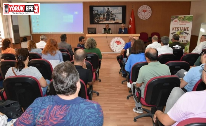 Aydın’da kestane gal arısı ve kestane dal kanseri ile mücadele toplantısı yapıldı