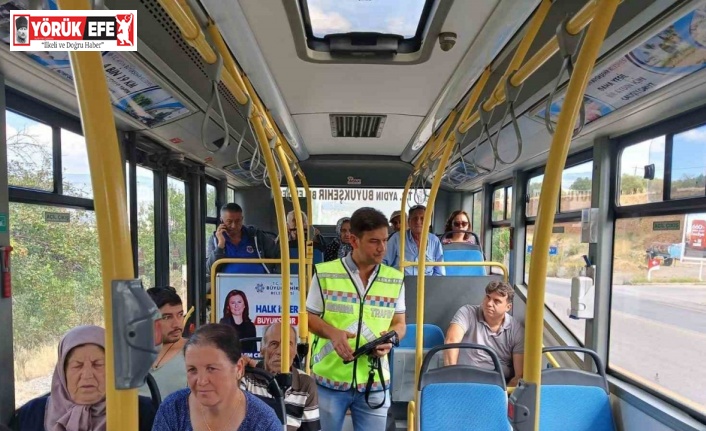 Aydın’da minibüs ve otobüslere sivil denetim