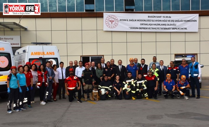 Aydın’da tatbikat gerçeğini aratmadı