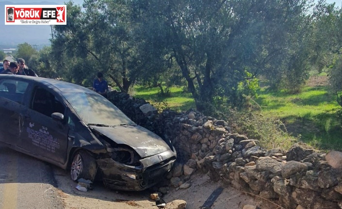 Bozdoğan’da sürücü kursu aracı kaza yaptı: 2 yaralı