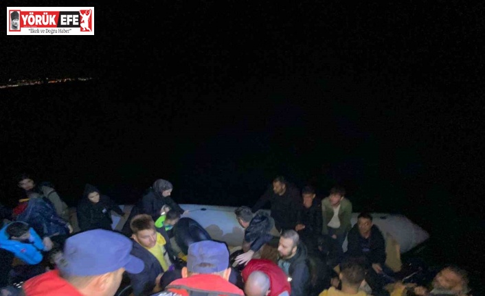 İHA tarafından tespit edilen 25 düzensiz göçmen yakalandı