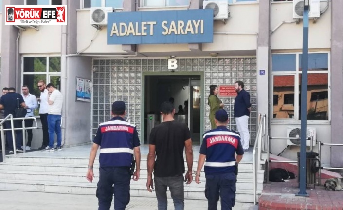 İş makinesinden akaryakıt çaldı, yakalandı