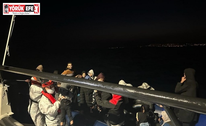 Mobil radarın tespit ettiği 29 düzensiz göçmen yakalandı