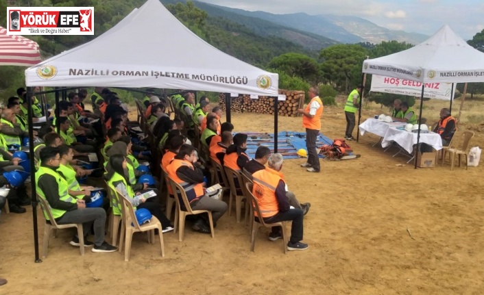 Nazilli Orman İşletme Müdürlüğü ekipleri tatbikata katıldı