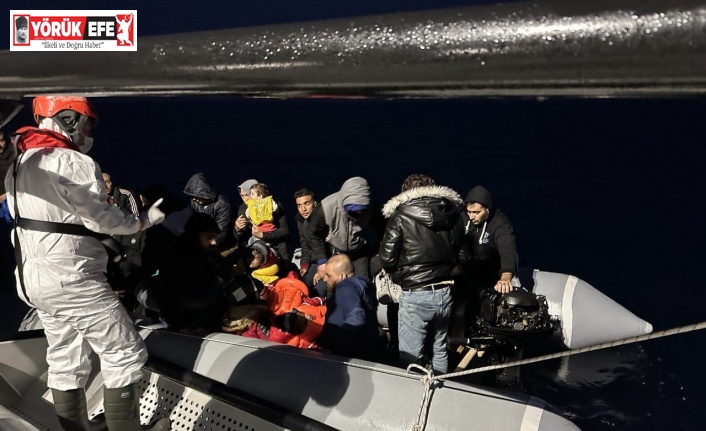 Aydın’da 38 düzensiz göçmen kurtarıldı