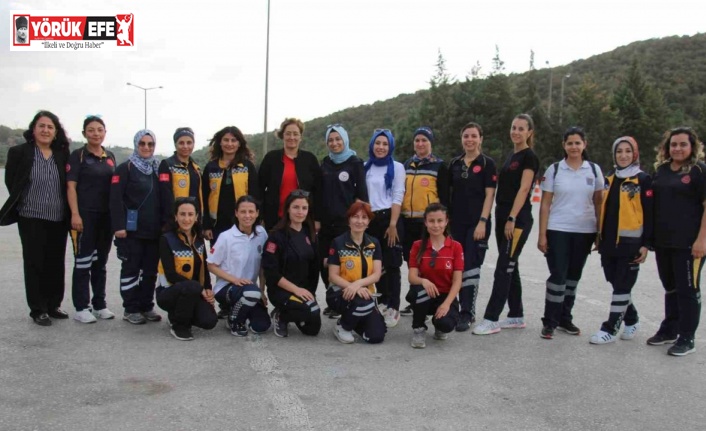 Aydın’da acil sağlık personelleri acil sürüş teknikleri ile donanıyor