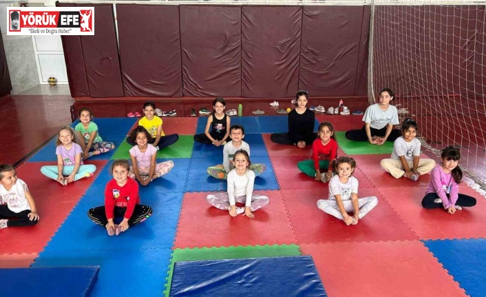 Aydın’da çocuklar güne zinde başlıyor