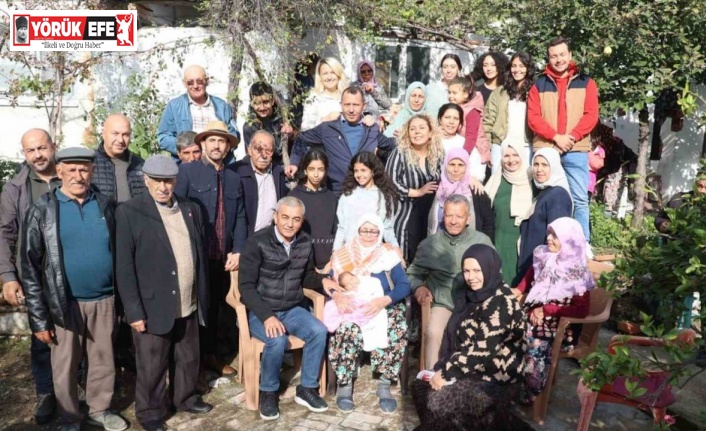 Başkan Kaplan’dan cumhuriyetle yaşıt Fatma nineye vefa