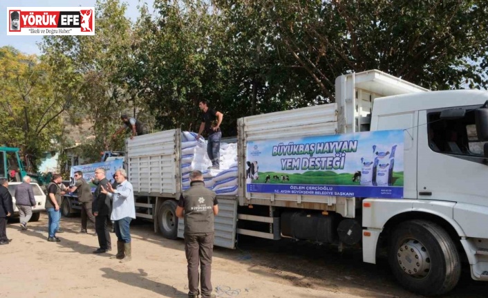 Büyükşehir’den sel felaketinden etkilenen üreticiye yem desteği