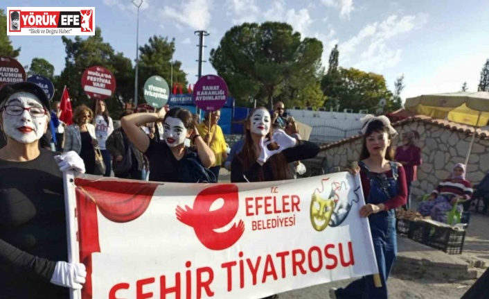 Efeler Belediyesi Şehir Tiyatrosu Pandomim Ekibi Muğla’da festivale katıldı