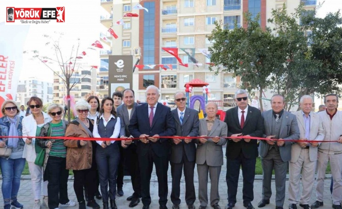 Efeler’de Memiş Dinç Parkı hizmete açıldı