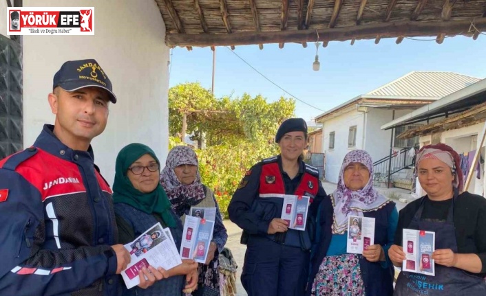 Jandarma Kardeşköy’de çocukları yalnız bırakmadı, vatandaşları bilgilendirdi
