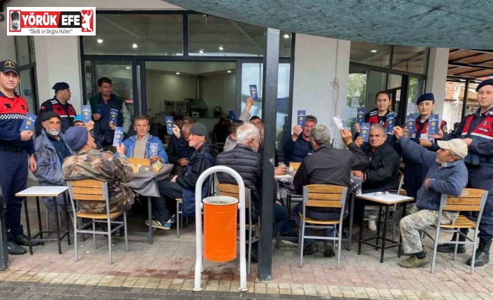 Jandarma, vatandaşları bilgilendirdi