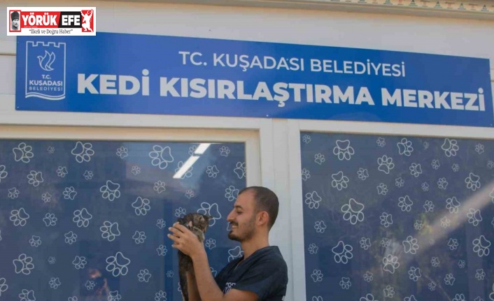 Kuşadası Belediyesi patili dostların sağlığı için bir adım daha attı