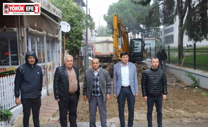 Nazilli’de yol çalışmaları aralıksız sürüyor