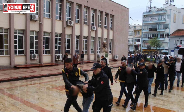 Silahlı saldırı olayında 5 şüpheli adliyeye sevk edildi