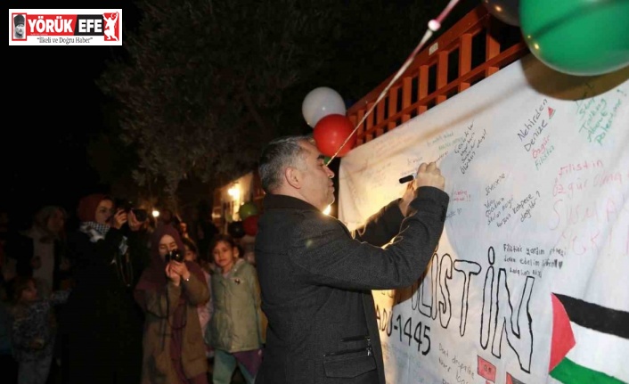 ADÜ’de ’Sizinle İftar, Gazzeli Kardeşlerimizle İftihar Ediyoruz’ etkinliği düzenlendi