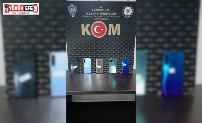 Aydın’da 5 adet klonlanmış cep telefonu ele geçirildi