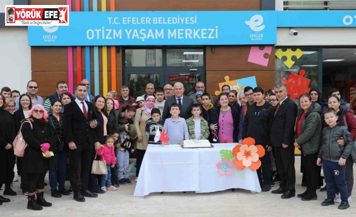 Efeler’in özel çocukları Otizm Yaşam Merkezi’nin ikinci yılını kutladı