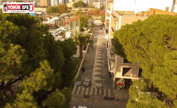 İncirliova’nın en işlek caddesi yenilendi