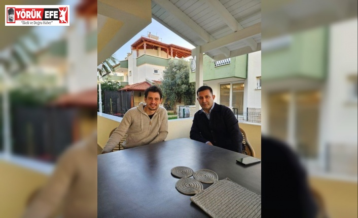 Kuşadası Belediye Başkanı Günel, hakem Halil Umut Meler’le görüştü