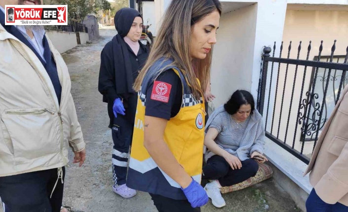 Kuşadası’nda köpeğini gezdiren kadına pitbull saldırdı