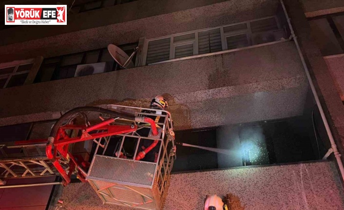 Söke’de imalathane yangını paniği