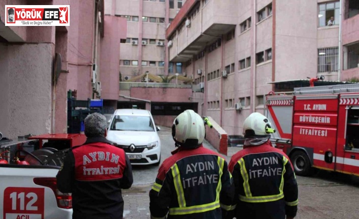 Aydın Devlet Hastanesi’nde yangın paniği