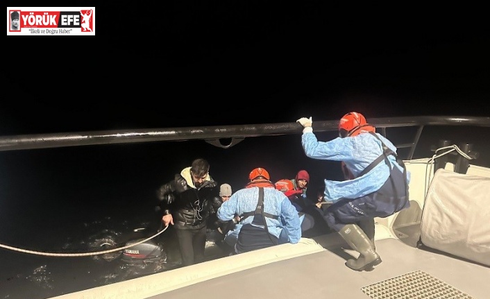 Aydın’da 9 düzensiz göçmen kurtarıldı