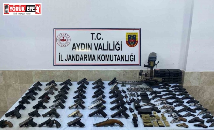 Aydın’da KOM ekiplerinden kaçak silah operasyonu