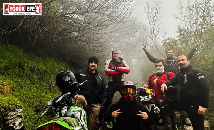 Aydın’ın doğal güzellikleri motokros tutkunlarının rotasına girdi