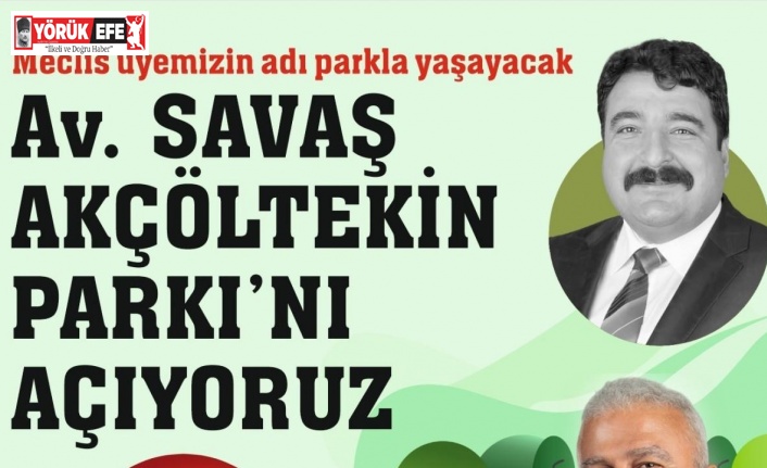 Efeler’de Akçöltekin’in adının verildiği park açılış için gün sayıyor