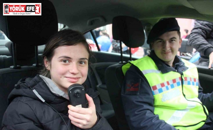 Jandarmanın sirenlerini bu sefer özel çocuklar çaldı