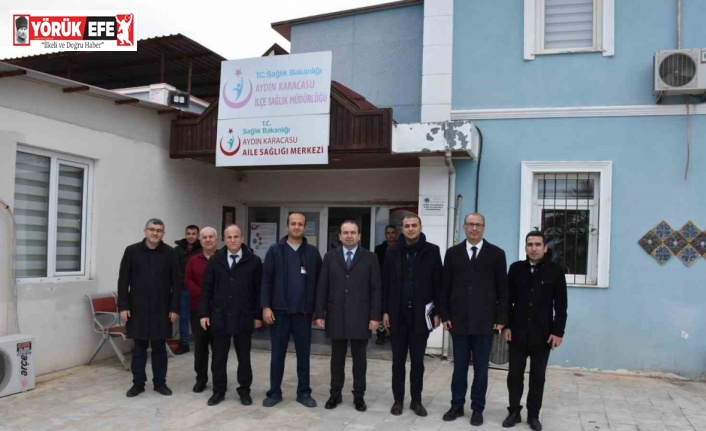 Sağlık Müdürü Şenkul, Karacasu’daki hastanede incelemede bulundu