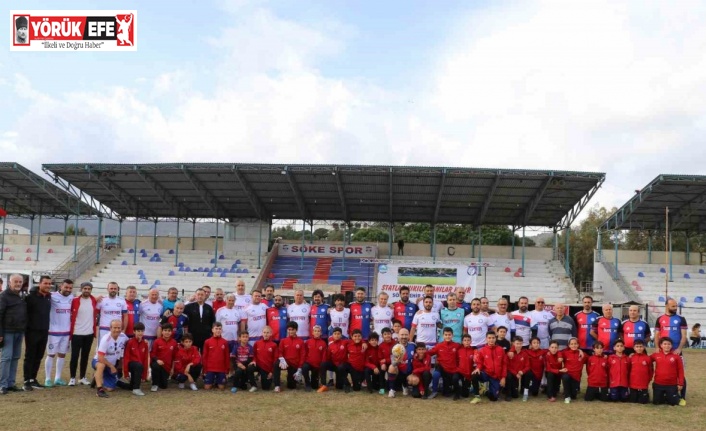 Söke Şehir Stadı’nda son maçı futbol efsaneleri yaptı