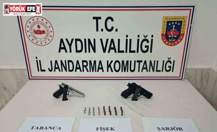 Şüpheli şahsın üzerinde tabanca ele geçirildi