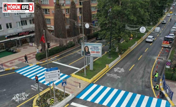 Adnan Menderes Bulvarı’ndaki çalışmalar tamamlandı