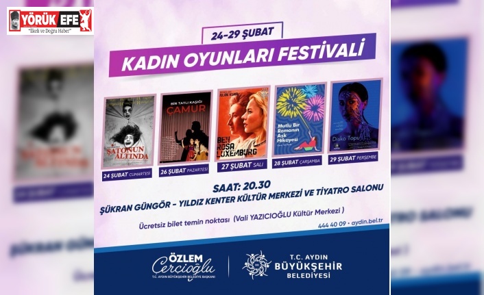 Aydın Büyükşehir, ‘Kadın Oyunları Festivali’ne ev sahipliği yapacak